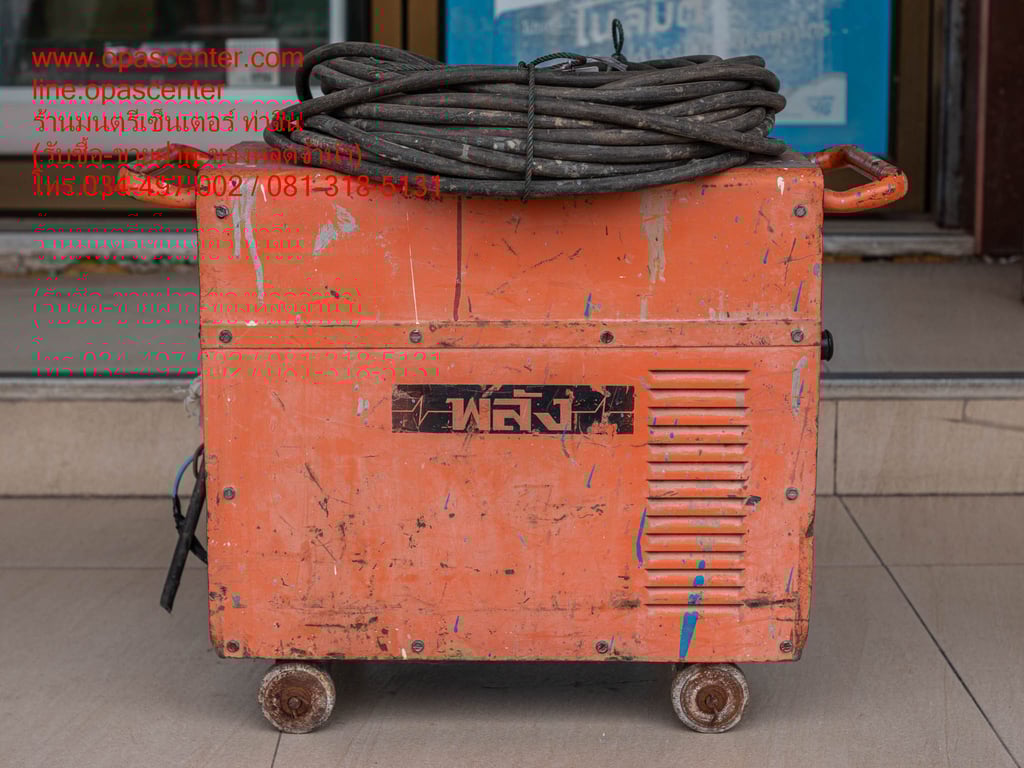 ตู้เชื่อมพลัง 200 แอมป์ รุ่น PA-200 กำลังไฟ 220V. สภาพดี พร้อมสายไฟยาว 25 เมตร ตู้เชื่อมพลัง 200 แอมป์ รุ่น PA-200 กำลังไฟ 220V. สภาพดี พร้อมสายไฟยาว 25 เมตร
