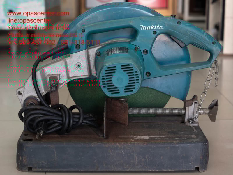 แท่นตัดไฟเบอร์ MAKITA รุ่น LW1401 ขนาด 355 mm. (14'') กำลังไฟ 2,200 W. มือสอง ของแท้ สภาพดี