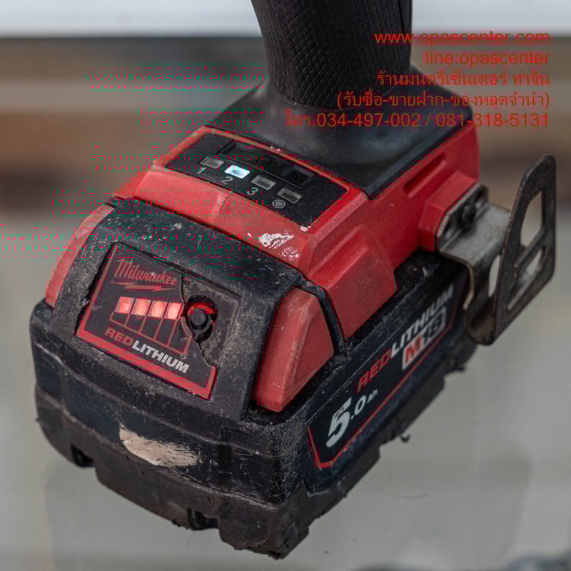 *มือสอง*บล็อกกระแทกไร้สาย MILWAUKEE M18 FMTIW2F12-0X0 ขนาด 0.5 นิ้ว ครบชุด ที่ชาร์ท แบต 5 Ah 1 ก้อน กล่อง พร้อมใช้งาน *มือสอง*บล็อกกระแทกไร้สาย MILWAUKEE M18 FMTIW2F12-0X0 ขนาด 0.5 นิ้ว ครบชุด ที่ชาร์ท แบต 5 Ah 1 ก้อน กล่อง พร้อมใช้งาน