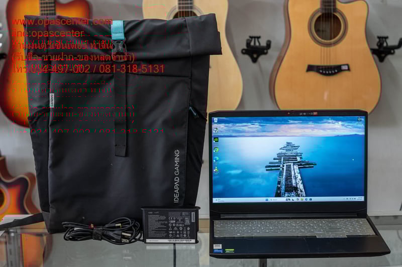 โน้ตบุ๊ค Lenovo IdeaPad Gaming 3 15IHU6 i5-11320H GTX1650(4GB) Ram8 SSD512 จอ15.6 FHD 120Hz สเปคสูง อุปกรณ์ครบ กระเป๋า ที่ชาร์ท มือสอง สภาพใหม่ พร้อมใช้งาน