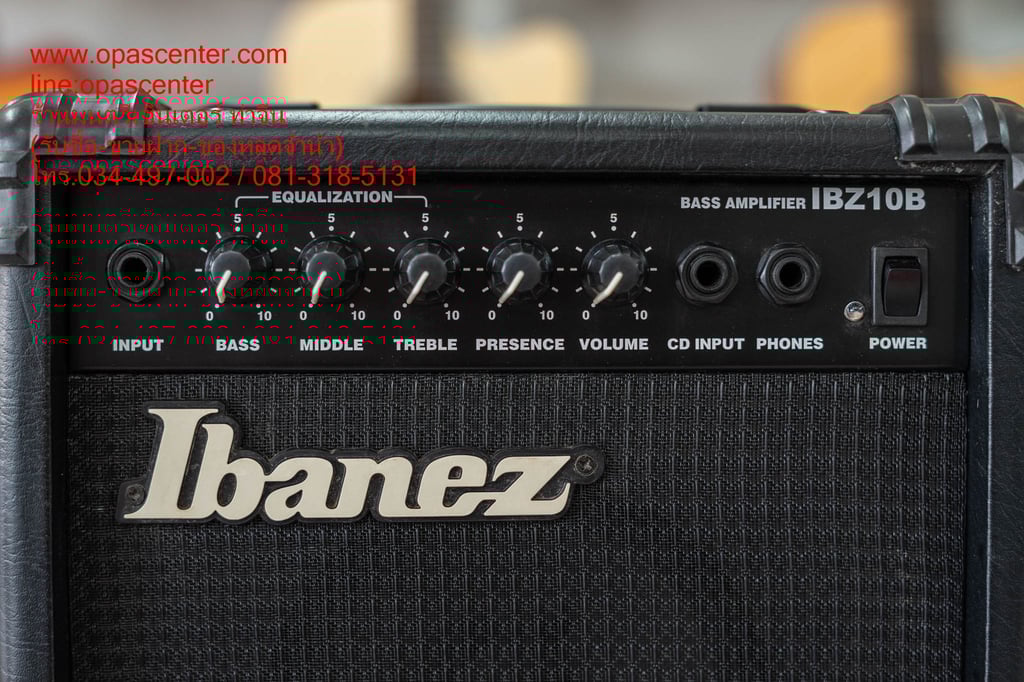 แอมป์เบส Bass Amplifier Ibanez IBZ10B มือสอง สภาพใหม่ แอมป์เบส Bass Amplifier Ibanez IBZ10B มือสอง สภาพใหม่