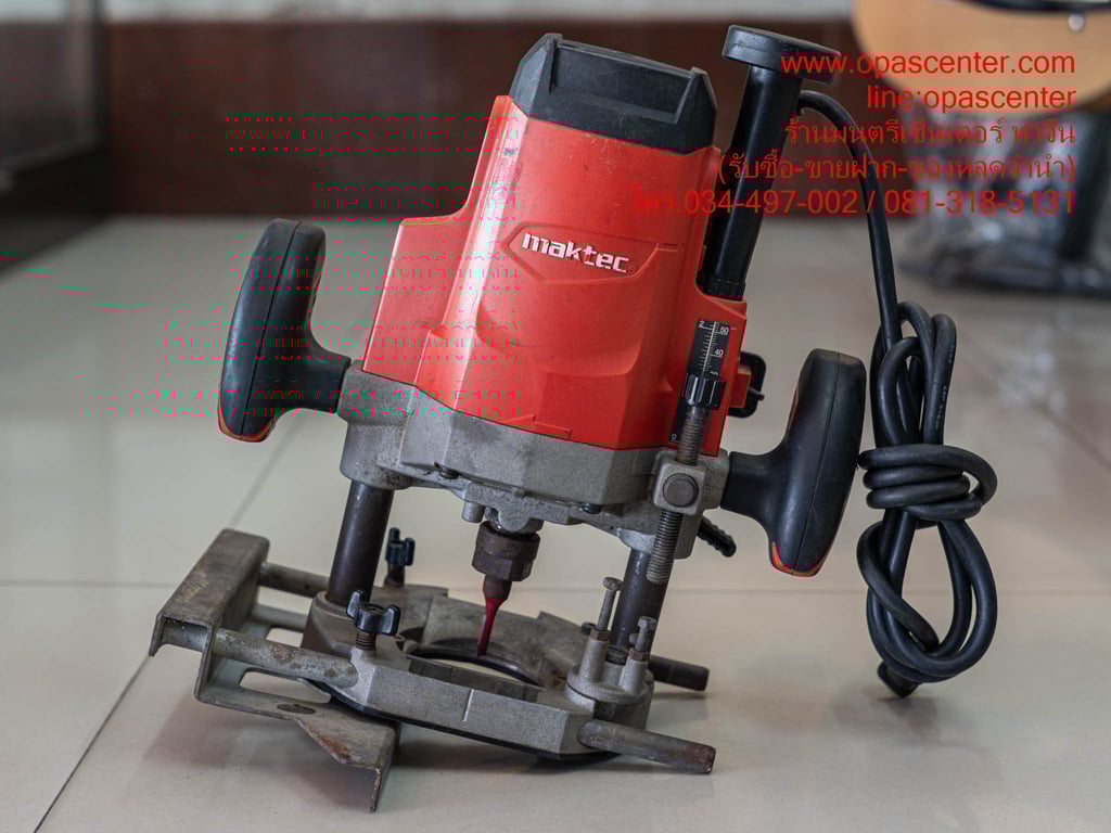 ราวเตอร์ เครื่องฉลุลายไม้ Maktec รุ่น MT362 ของแท้ สภาพดี อุปกรณ์ครบ