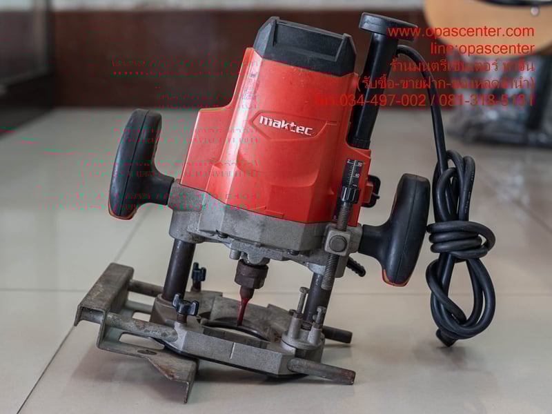 ราวเตอร์ เครื่องฉลุลายไม้ Maktec รุ่น MT362 ของแท้ สภาพดี อุปกรณ์ครบ