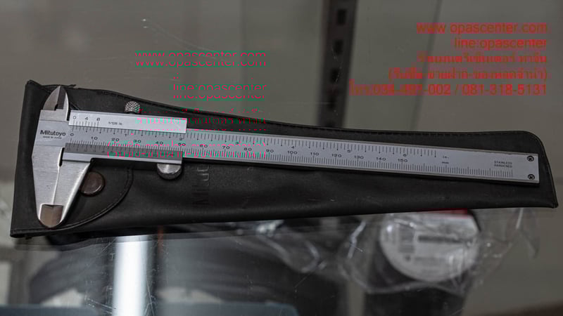 เวอร์เนีย ขนาด 6 นิ้ว MITUTOYO แท้ ค่าความละเอียด 0.05 มม. รุ่น 530-312 (Vernier Caliper) Japan ของแท้ มือสอง สภาพดี