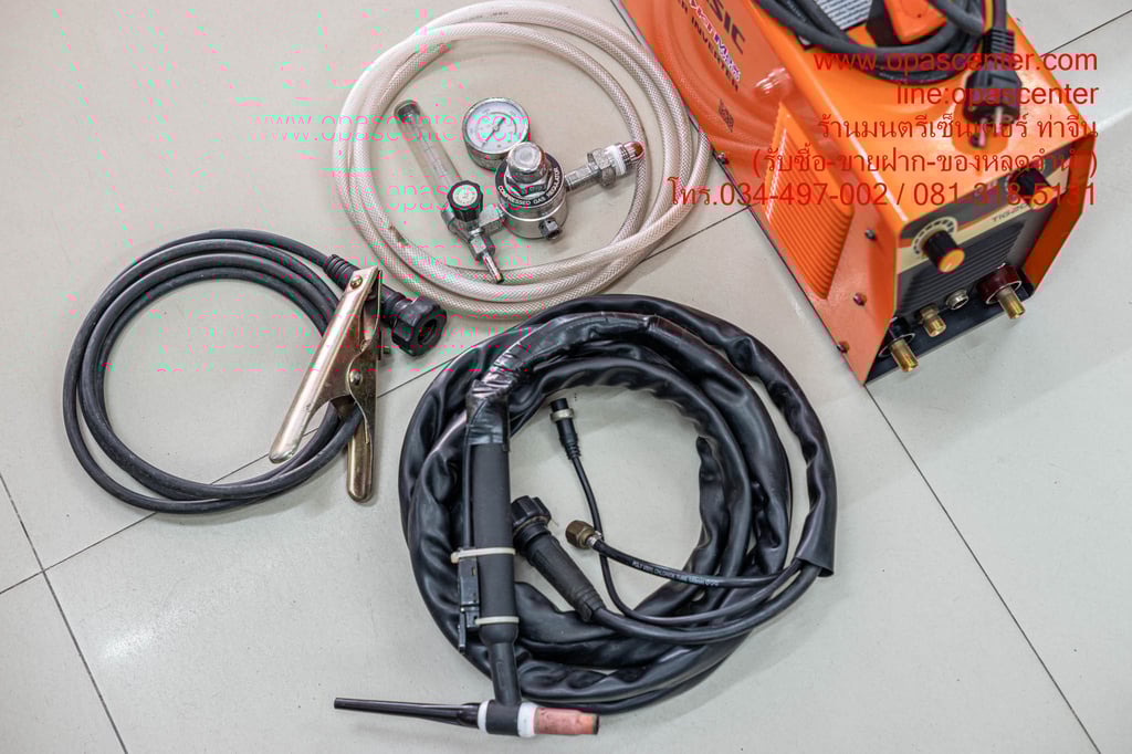 เครื่องเชื่อม JASIC TIG200S 200 แอมป์ 220 โวลต์ กระแสไฟเชื่อมคงที่ สามารถเชื่อมเหล็กสแตนเลสได้ (เจสิค) มือสอง สภาพใหม่ พร้อมใช้งาน