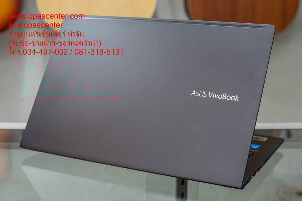 โน๊ตบุ๊ค Asus VivoBook S413EA-EB302TS Core i3-1115G4 Ram 8GB SSD512 อุปกรณ์ครบ กระเป๋า ที่ชาร์ท สภาพใหม่