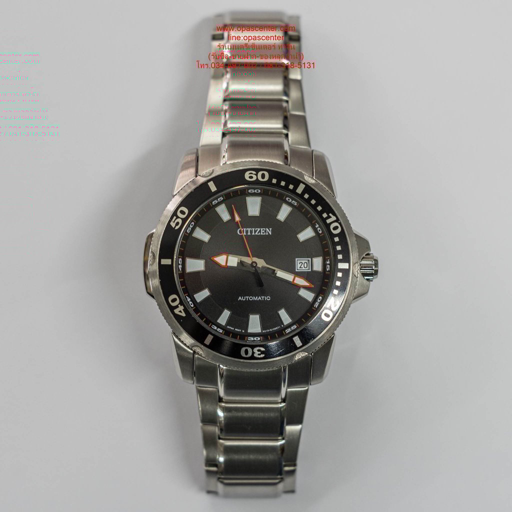 นาฬิกาข้อมือผู้ชาย CITIZEN AUTOMATIC รุ่น NJ0010-55E มือสอง ของแท้ สภาพใหม่ นาฬิกาข้อมือผู้ชาย CITIZEN AUTOMATIC รุ่น NJ0010-55E มือสอง ของแท้ สภาพใหม่
