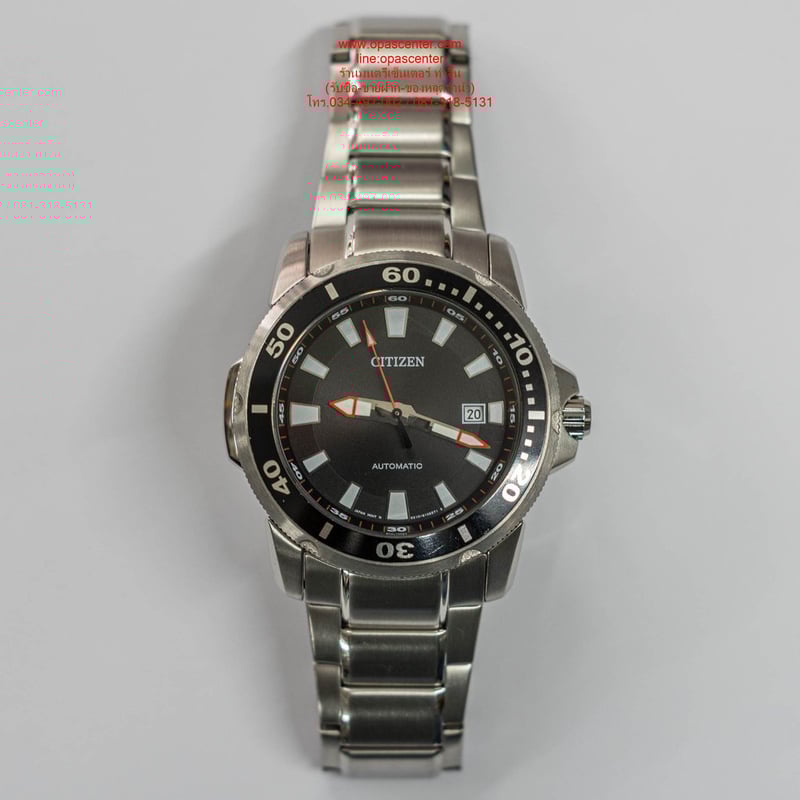 นาฬิกาข้อมือผู้ชาย CITIZEN AUTOMATIC รุ่น NJ0010-55E มือสอง ของแท้ สภาพใหม่