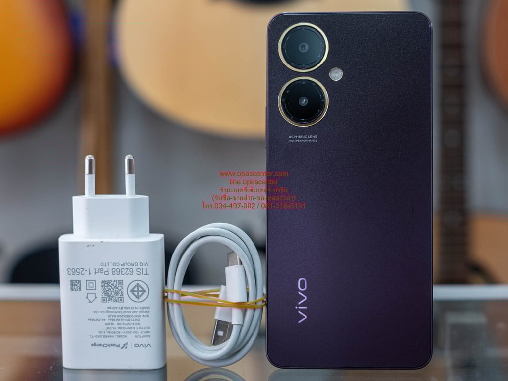 Y27 4G RAM 6GB, 128GB, Burgundy Black มือสอง สภาพใหม่