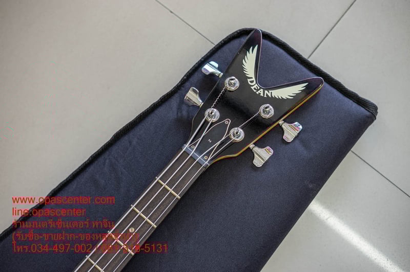 เบสไฟฟ้า 4 สาย ยี่ห้อ Dean Dean Z Metalman Vintage PJ Classic Black 4 String Electric Bass มือสอง สภาพดี มีกระเป๋า