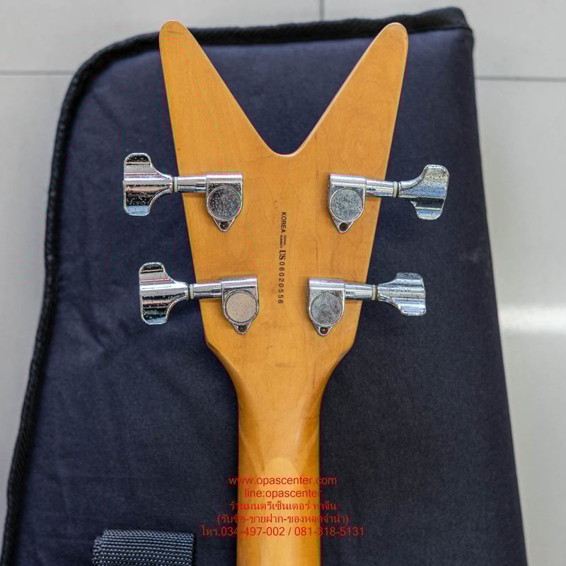 เบสไฟฟ้า 4 สาย ยี่ห้อ Dean Dean Z Metalman Vintage PJ Classic Black 4 String Electric Bass มือสอง สภาพดี มีกระเป๋า