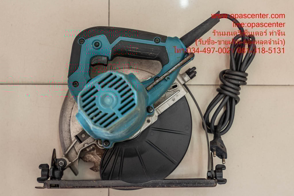 เลื่อยวงเดือน 7" MAKITA รุ่น M5801 1050W ของแท้ สภาพใหม่ พร้อมใช้งาน เลื่อยวงเดือน 7" MAKITA รุ่น M5801 1050W ของแท้ สภาพใหม่ พร้อมใช้งาน