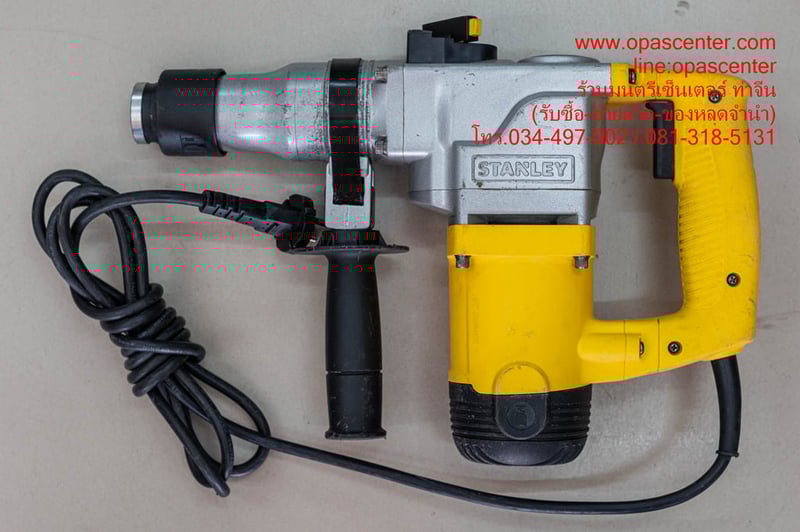 สว่านโรตารี่ STANLEY 850W 26 mm. รุ่น STHR272KS 2ระบบ มือสอง ของแท้ สภาพใหม่ มีกล่อง สว่านโรตารี่ STANLEY 850W 26 mm. รุ่น STHR272KS 2ระบบ มือสอง ของแท้ สภาพใหม่ มีกล่อง