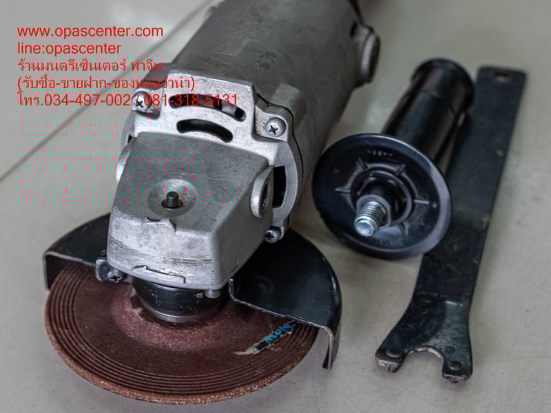 เครื่องเจียร์ไฟฟ้า 5" ยี่ห้อ Makita (JP) Angle Grinder เสื้ออลูมิเนียม 125mm รุ่น 9005N ญี่ปุ่น ของแท้ มือสอง สภาพใหม่