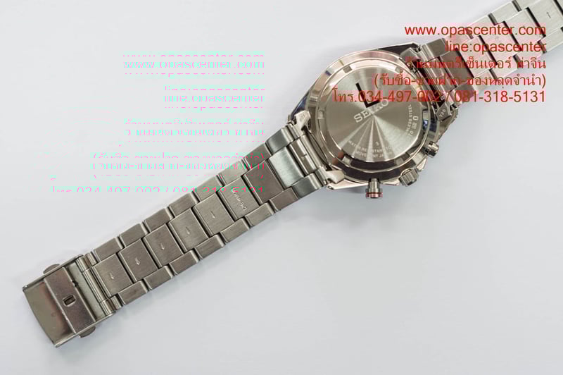 นาฬิกา Seiko SSB407P1 Chronograph Blue Dial Silver Stainless Steel Bracelet Dress Watch มือสอง สภาพใหม่ กล่อง นาฬิกา Seiko SSB407P1 Chronograph Blue Dial Silver Stainless Steel Bracelet Dress Watch มือสอง สภาพใหม่ กล่อง