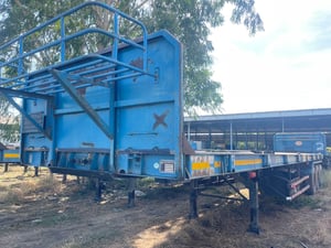 หางพื้นเรียบ 3เพลา สามมิตร ปี59 มี8หาง