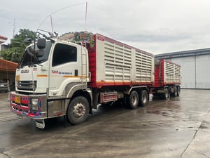 ISUZU FXZ 360แรงม้า รถบรรทุก 10ล้อ พ่วงแม่ลูก ปี2018