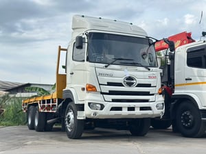 10ล้อ HINO VICTOR 344แรงม้า ปี2559 2 เพลา พื้นเรียบยาว6.4เมตร มีระบบลากพ่วง 10ล้อ HINO VICTOR 344แรงม้า ปี2559 2 เพลา พื้นเรียบยาว6.4เมตร มีระบบลากพ่วง
