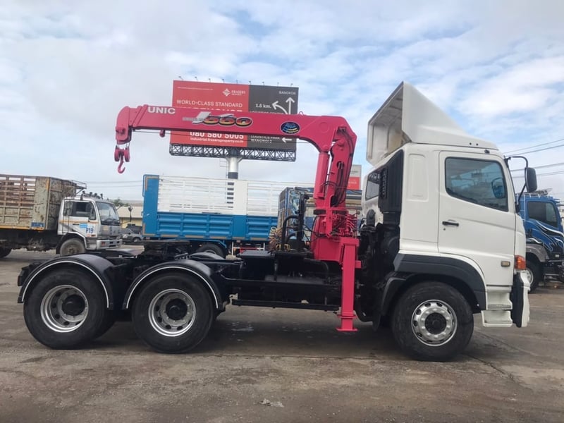 HINO FM 344แรง ปี61 ติดเครน 5ตัน พร้อมใช้งาน