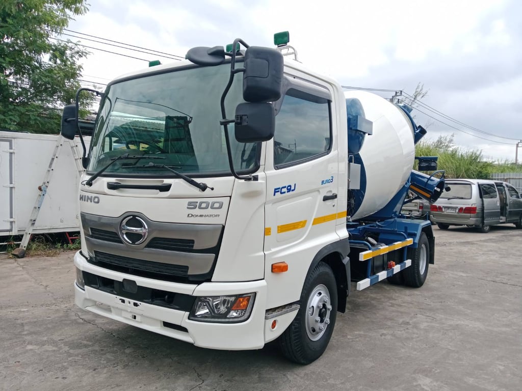 HINO FC9J 175แรง ปี65 โม่ปูน 3.5 คิว