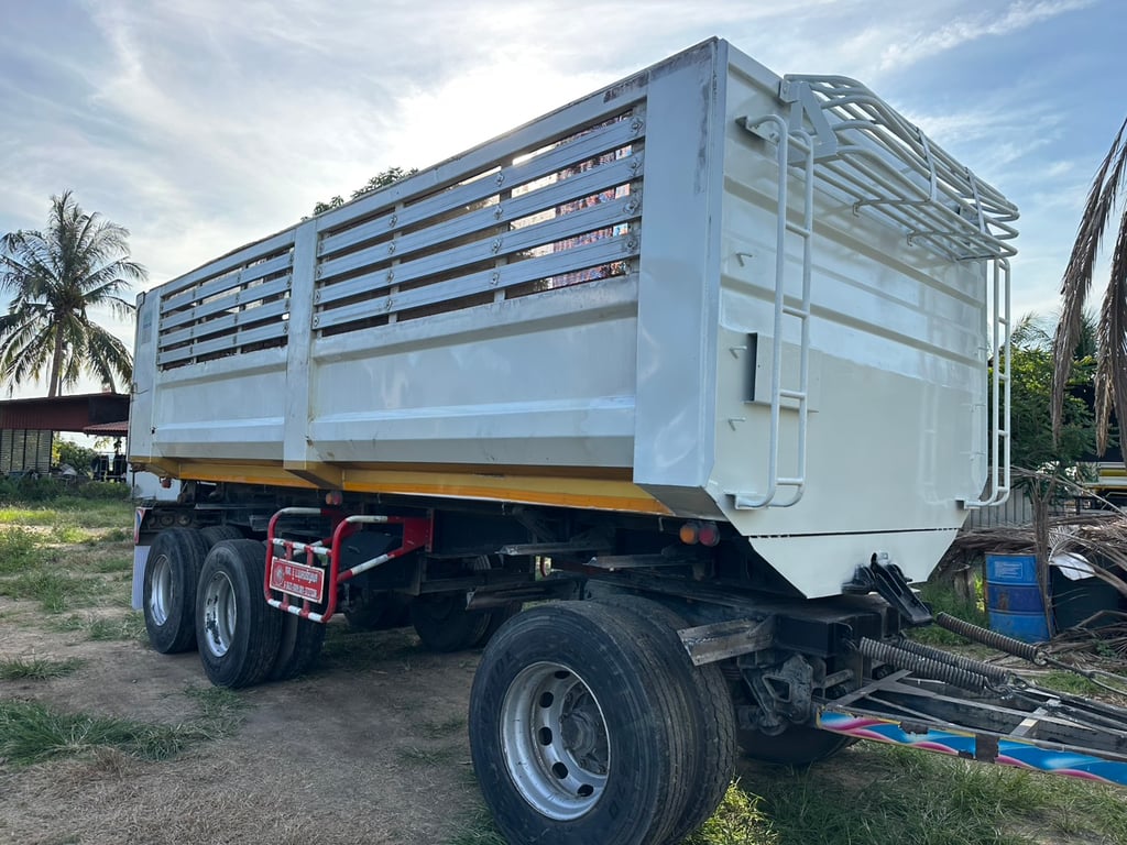ISUZU FXZ360 ดั้มพ์ ท้องเรือ  พ่วงแม่ลูก ปี61
