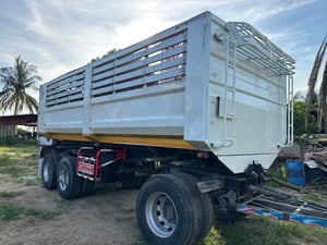 ISUZU FXZ360 ดั้มพ์ ท้องเรือ  พ่วงแม่ลูก ปี61