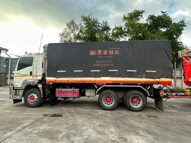 ISUZU FXZ 360แรงม้า รถบรรทุก 10ล้อ พ่วงแม่ลูก ปี2018