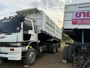 HINO FM 320แรงม้า รถบรรทุก 10ล้อ พ่วงแม่ลูก ปี2539