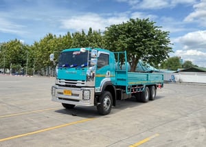 ISUZU FVM 240แรงม้า รถบรรทุก 10ล้อ กระบะเหล็ก ปี2023 เลขไมล์น้อยกว่า 100,000 กม.