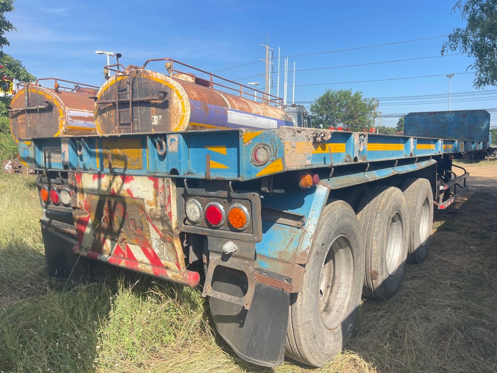 หางพื้นเรียบ 3เพลา สามมิตร ปี59 มี8หาง หางพื้นเรียบ 3เพลา สามมิตร ปี59 มี8หาง