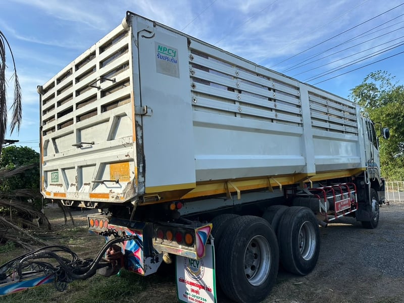 ISUZU FXZ360 ดั้มพ์ ท้องเรือ  พ่วงแม่ลูก ปี61