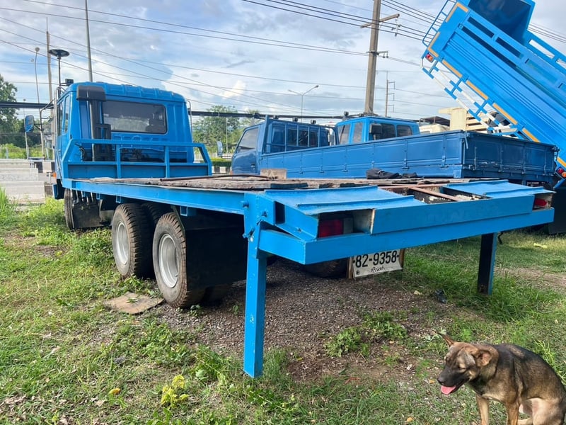 MITSUBISHI 10ล้อ เพลาเดียว 160แรงม้า เทลลเลอร์แท่นเตี้ย ปี2537 MITSUBISHI 10ล้อ เพลาเดียว 160แรงม้า เทลลเลอร์แท่นเตี้ย ปี2537