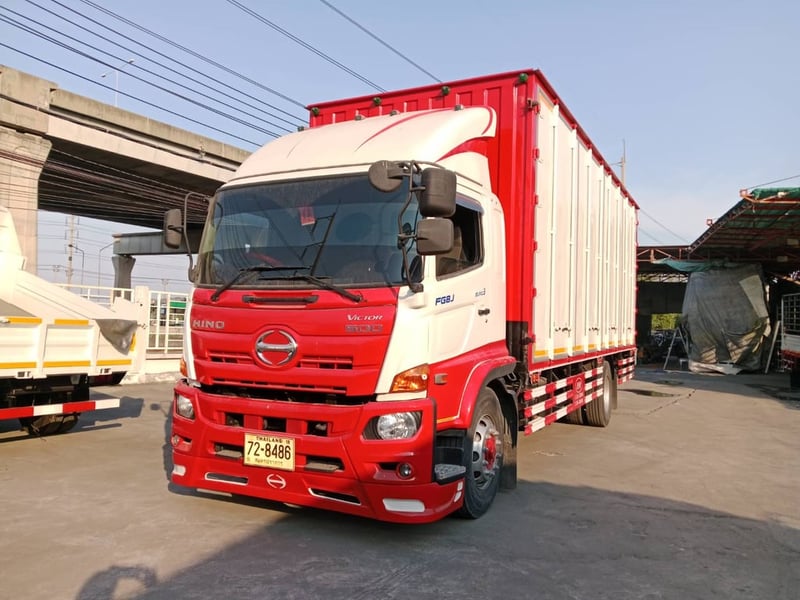 HINO VICTOR 240 แรง ปี62 ยาว 7.70 กว้างใน 2.45 สูง 2.69 สภาพสวยมาก