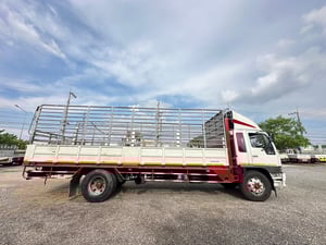 HINO FF 212แรงม้า รถบรรทุก 6ล้อ กระบะคอกสูงยาว7.2เมตร ปี43