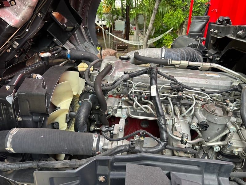 Hino FG8J 240แรง ปี66 ไมล์ 120,000km กระบะคอกยาว 7.7เมตร 