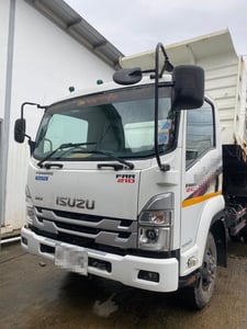 ISUZU FRR210 ปี65 ดั้มพ์5คิว รถทดลองขับ ไมล์น้อยมาก แค่19,xxx โล