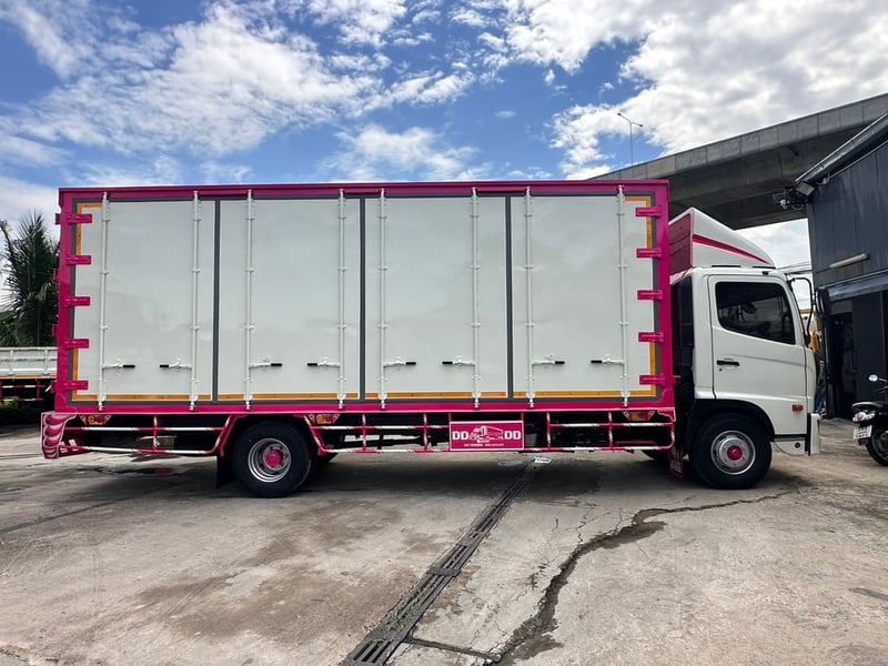 HINO FC 210แรง ปี64 ตู้แห้ง 10บาน ยาว6.5เมตร 