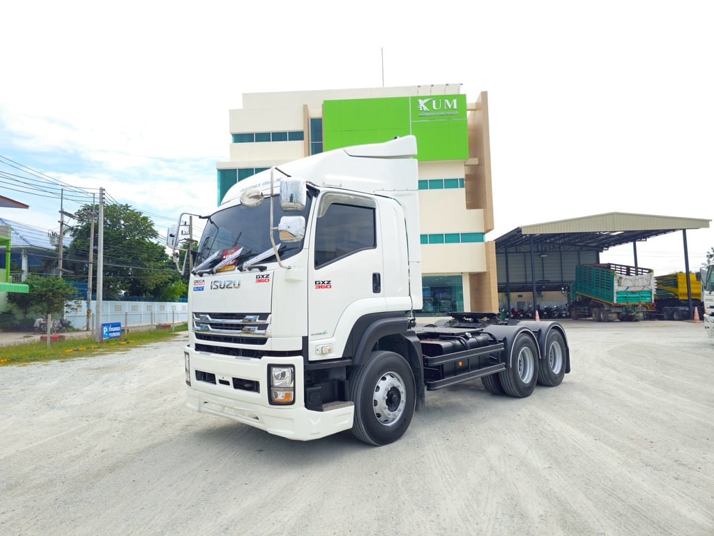 ISUZU GXZ 360แรงม้า รถบรรทุก หัวลาก 10ล้อ ปี66