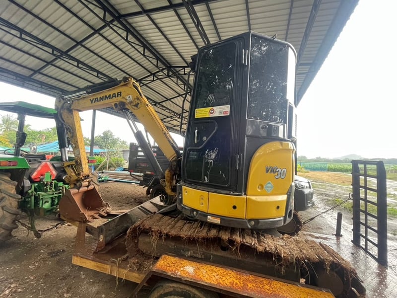 แบคโฮ Yanmar VIO30-6B ปี65 ออกศูนย์ไทย เล่มพร้อมโอน