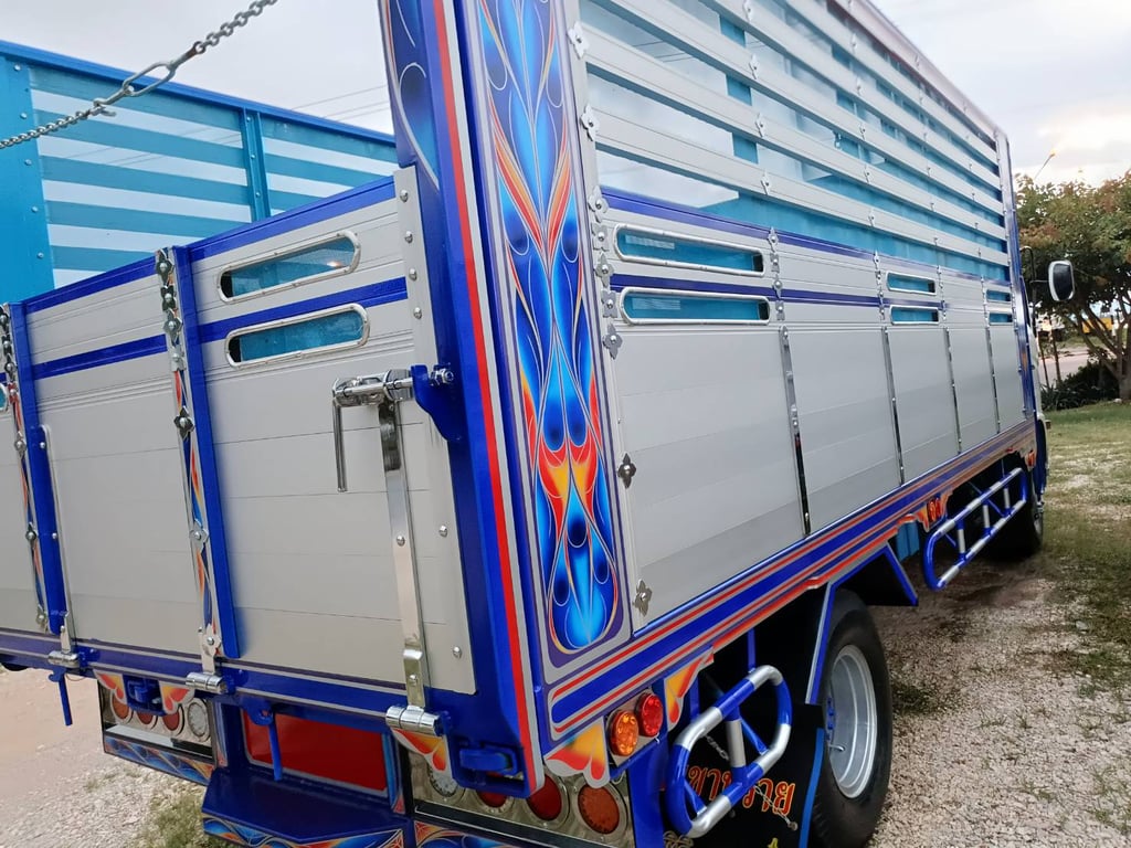 Hino FC4J 144แรง ปี51 คอกเกษตร รถสวยพร้อมใช้ ยาว5.5เมตร