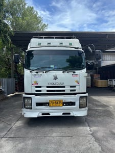 ISUZU FVM 300แรงม้า รถบรรทุก 10ล้อ กระบะคอกสูง ปี2015 เลขไมล์ 609,000 กม.