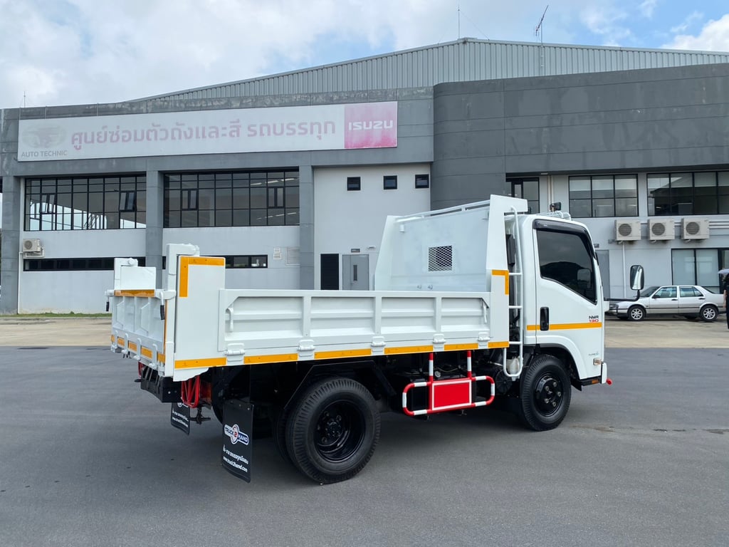 ISUZU NMR130 รถบรรทุก 6ล้อ ดั้มพ์ ปี66 รถสวย ไมล์น้อย ยางใหม่6เส้น