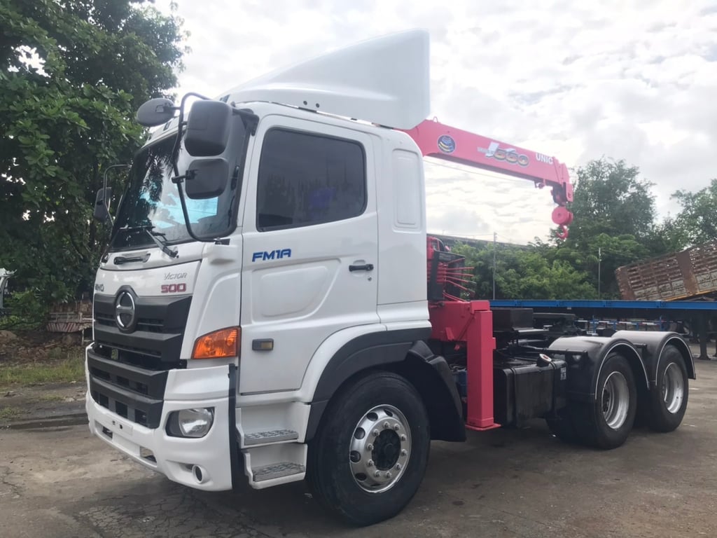 HINO FM 344แรง ปี61 ติดเครน 5ตัน พร้อมใช้งาน HINO FM 344แรง ปี61 ติดเครน 5ตัน พร้อมใช้งาน