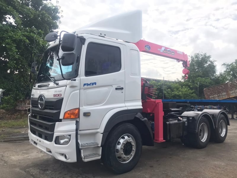 HINO FM 344แรง ปี61 ติดเครน 5ตัน พร้อมใช้งาน