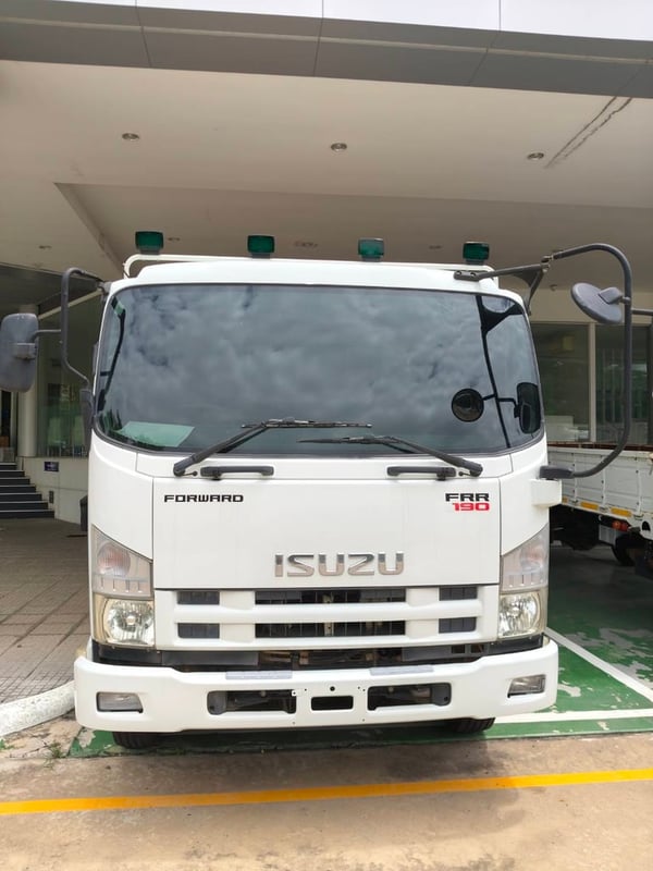 ISUZU FRR190 ปี60 กระบะเหล็ก ยาว6.5เมตร รถสวย พร้อมใช้งาน สภาพดี