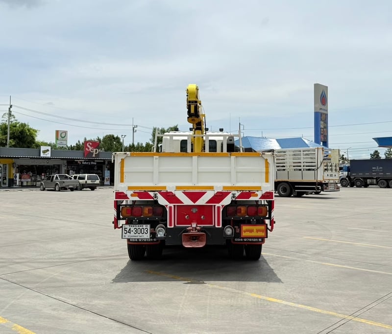 HINO FM 344แรงม้า รถบรรทุก 10ล้อ กระบะเหล็กติดเครน ปี2022 เลขไมล์ 15,489 กม. HINO FM 344แรงม้า รถบรรทุก 10ล้อ กระบะเหล็กติดเครน ปี2022 เลขไมล์ 15,489 กม.