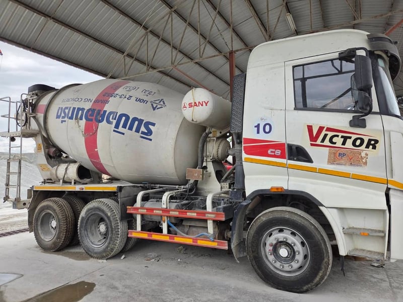 SANY SY52 326แรงม้า รถบรรทุก 10ล้อ โม่ผสมปูน ปี2016