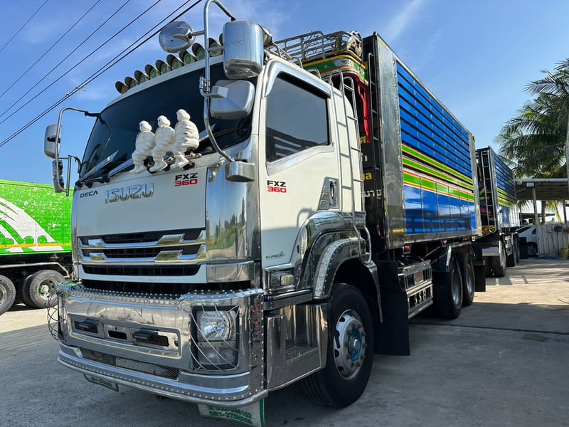 ISUZU FXZ 360แรงม้า  10ล้อ พ่วงแม่ลูก ปี62 ดั้มพ์เกษตร อู่ ส.สมบัติ