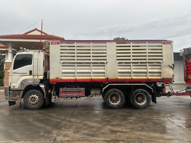 ISUZU FXZ 360แรงม้า รถบรรทุก 10ล้อ พ่วงแม่ลูก ปี2018