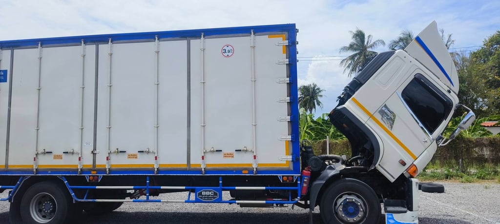 HINO FG 240แรง 6ล้อ พ่วงแม่ลูก แยกได้